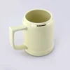16oz large beige gold rim oem mug ceramic fine beer cup factory prices night club party beer fashion tall promotional mug