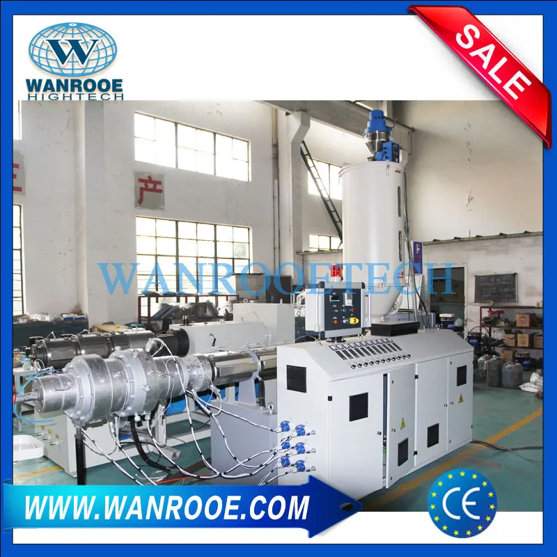 Single Screw PPR PP PE Mini Plastic Extruder Price