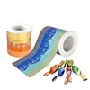 Custom printed PVC twist wrap film in roll for candy wrapper