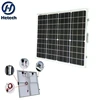 Clear anodized aluminum alloy with stainless steel hinges 120w folding solar panel for camping