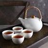 Blackish green and White Traditional design coffee cups tea set japanese porcelain tea set