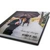 hot sale professional manufacturer leather glass cover layflat photo book