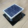 10w solar attic exhaust fan with polycrystalline tempered glass for garage , shed , greenhouse