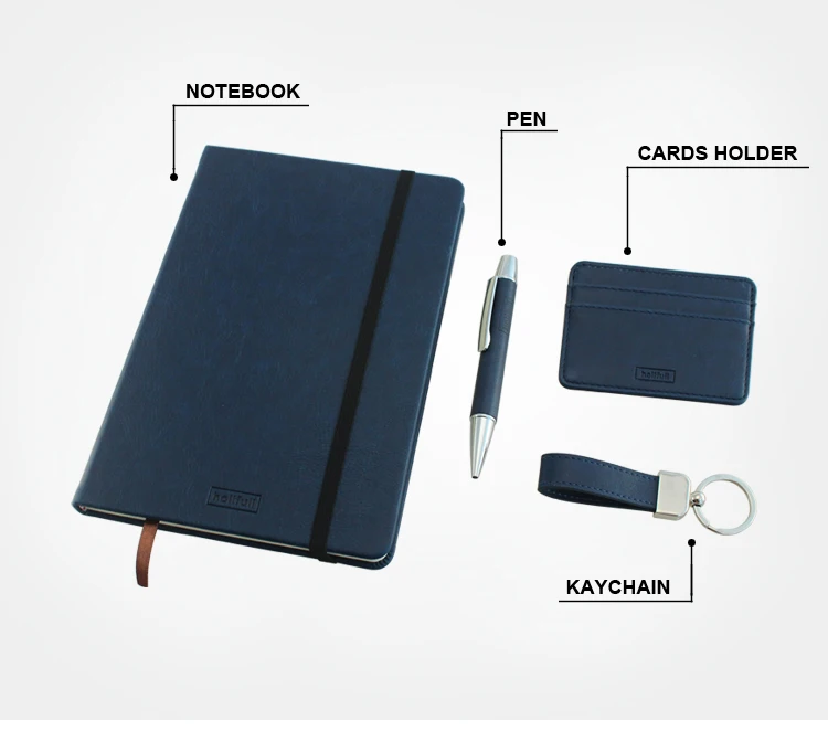 quality pu leather executive business men pen gift set