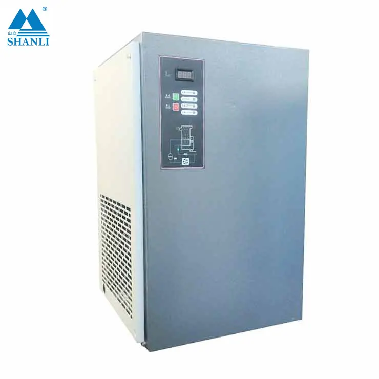 High Temperature Air-cooled SLAD-3HTF bigger precooler and back-heating design refrigerant air dryer