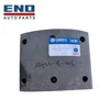Automobile spare parts brake lining wear / brake pad for Yutong, Higer and Kinglong bus