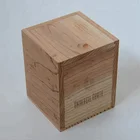 Custom logo FSC certified cheap small unfinished wooden box wholesale