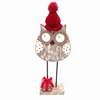 34CM owl wooden christmas table decoration xmas crafts