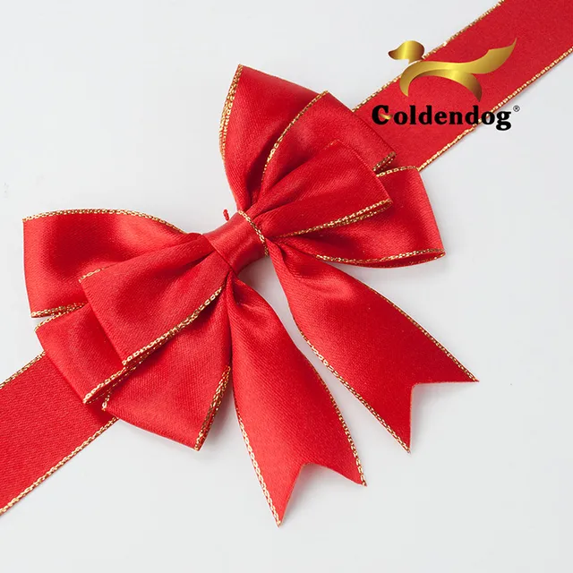 red wedding car ribbon bow for decoration