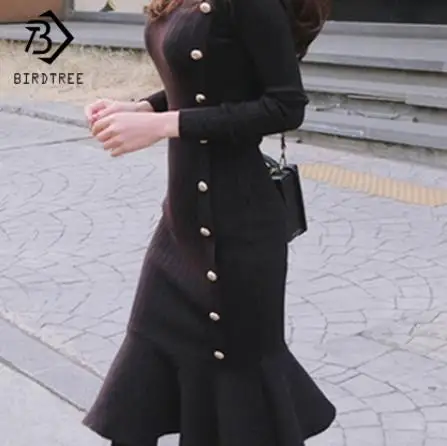 New Arrival Casual Dresses O-Neck Elegance Full Sleeve Solid Knitting Dresses Women Clothing Hots D92613R, Black
New Arrival Casual Dresses O-Neck Elegance Full Sleeve Solid Knitting Dresses Women Clothing Hots D92613R, Black