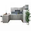 high gloss grey mdf lacquer kitchen cabinet scratch resistant acrylic kitchen cabinet door