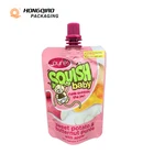 Stand Up Cap Bag Beverage Drinking Packaging Custom Stand Up Cap Spout Bag Juice Jelly Pouch