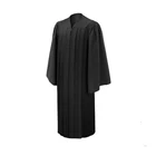 Customized Black Graduation Gown School Uniforms