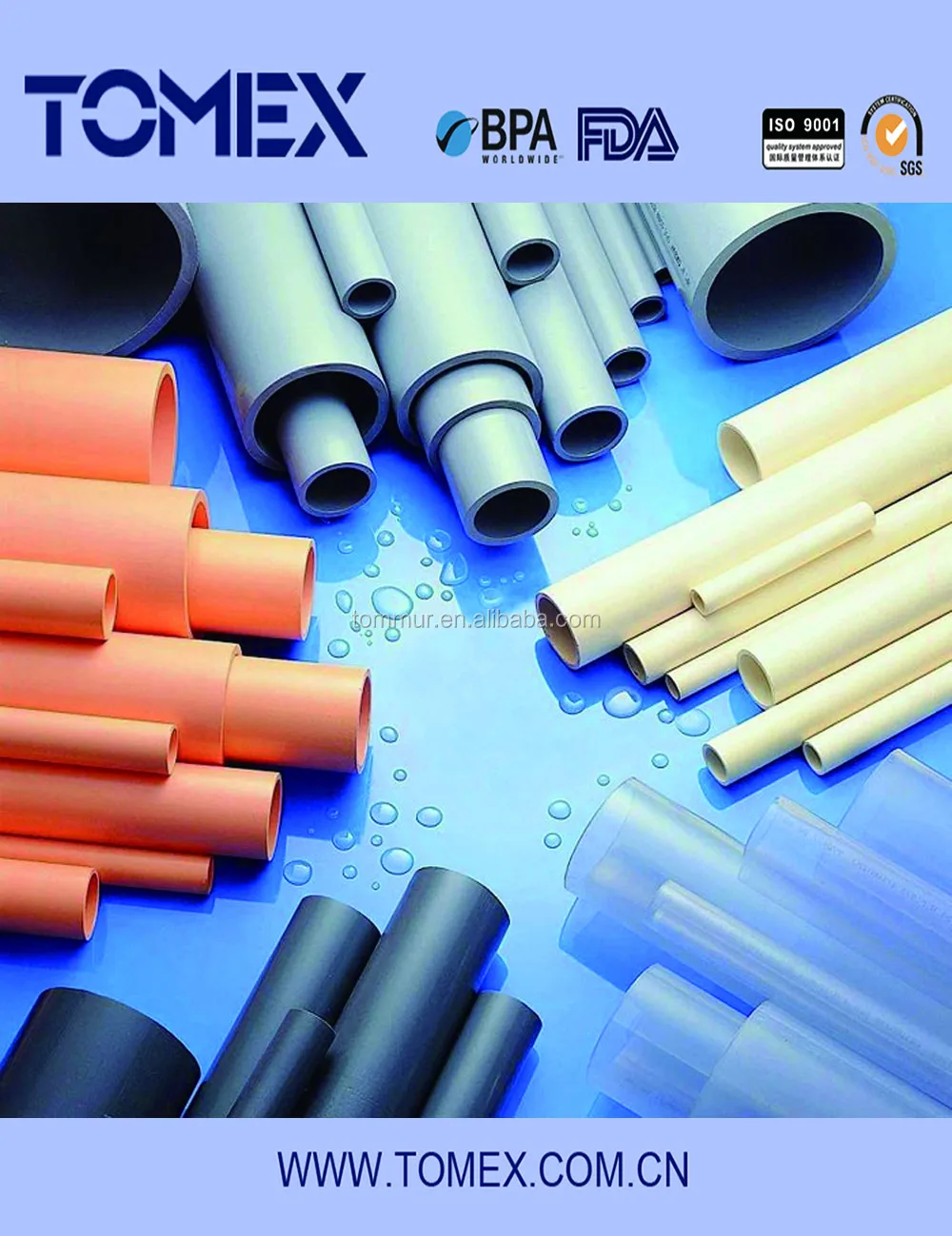 Astm Standard D2241 Sdr17 Pvc Pipe Size 1" For Water Supply Made In