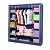 Folding wardrobe closet cabinet/ cupboard/ portable fabric wardrobe triple wardrobe $10.8