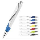 Promo custom advertising ball pen personalised plastic ball pen with logo