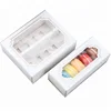 High Quality Cardboard Slide Out Gift Boxes with Clear Pvc Window for Macaron Box