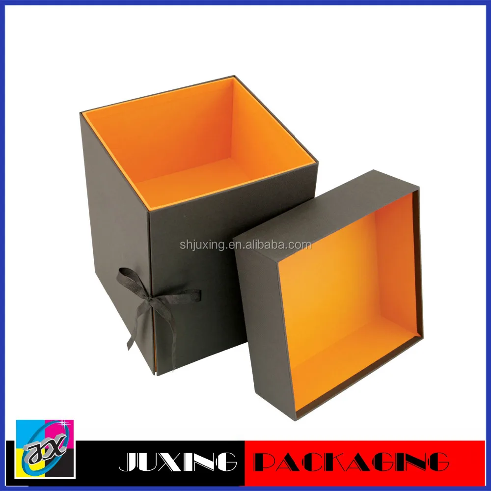 sweet print small carton gift box with ribbon