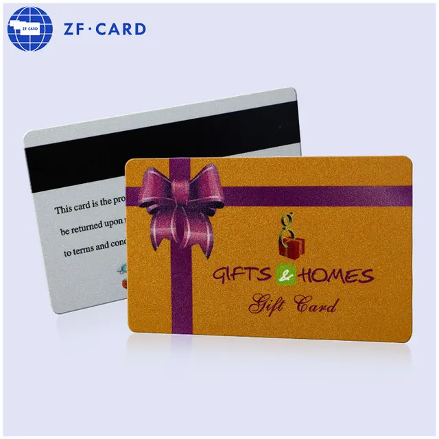 custom shape prepaid gift card with embossing number for