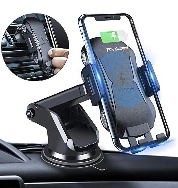 10W QI Wireless Fast Charger Automatic Car Mount Holder Stand For iPhone X XS Max
10W QI Wireless Fast Charger Automatic Car Mount Holder Stand For iPhone X XS Max
