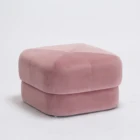 Make Up Stool Cute Design Cosmetic Stool for Living Room, Amazon Velvet Ottoman, Big Velvet Pouffe