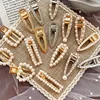Korean Trend New Design Crystal Hair Accessories Hair Clips with Pearl for Girls