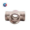 cross joint pipe fitting Supplier direct 150lb stainless steel pipe fitting female threaded 4-way cross