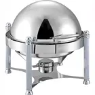 Catering round chafing dish stainless steel food warmer display
