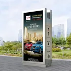 outdoor aluminum scrolling Mupi advertising billboard