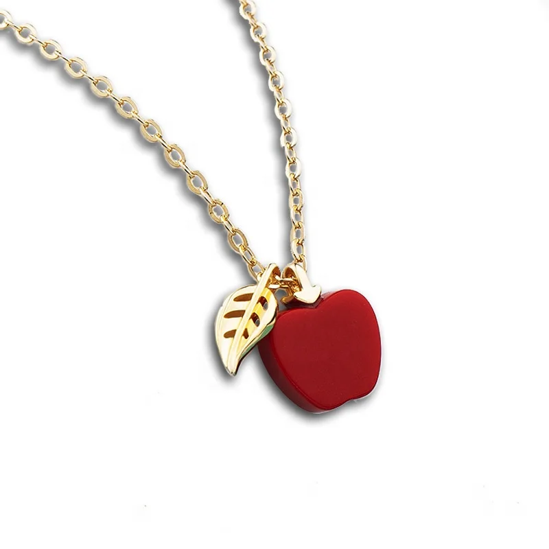 Sterling silver chains for jewelry making apple shape Pendants Necklace for Christmas gifts, Red
Sterling silver chains for jewelry making apple shape Pendants Necklace for Christmas gifts, Red