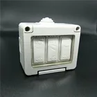 weatherproof switch ip55 waterproof industrial plug and socket ip55 switch