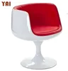Different colors leisure wine coffee fabric Swivel fiberglass Cup chair