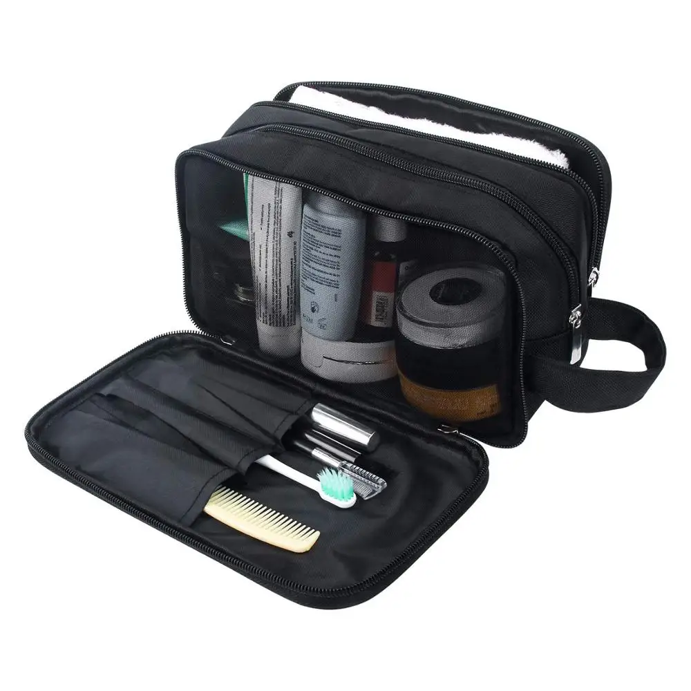 Men Portable Waterproof Toiletry Organizer Bag Travel Cosmetic Shaving Dopp Kit Bag For Men, Black, customized color is available
Men Portable Waterproof Toiletry Organizer Bag Travel Cosmetic Shaving Dopp Kit Bag For Men, Black, customized color is available