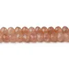 gemstone beads natural Natural Ruby Quartz Faceted Rondelle Beads
