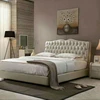 Bed in stock the lowest price Luxury genuine leather