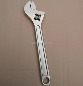 2017 high quality adjustable wrench spanner non sparking tools