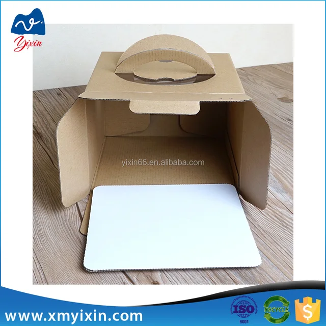 take away food packaging box kraft paper cake box