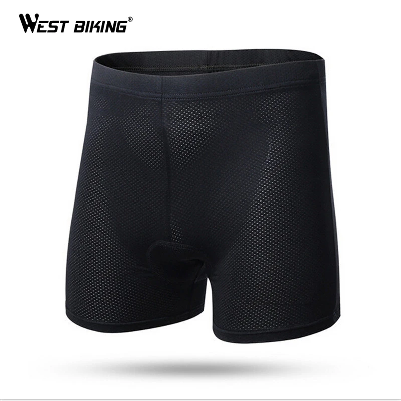 WEST BIKING Gel Men' Bike Shorts Breathable 3D Padded Riding Sport Under Briefs Summer Mountain Bicycle Shorts, Black
WEST BIKING Gel Men' Bike Shorts Breathable 3D Padded Riding Sport Under Briefs Summer Mountain Bicycle Shorts, Black