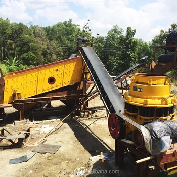 Construction waste crushing machine equipment production line aggregate quarry crusher complete stone crushing plant