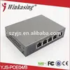 Manufacturer Supply 4 port mini poe switch for ip camera