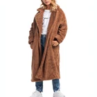 Womens Coats Wholesale Womens Longline Teddy Faux Fur Winter Coats