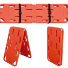 Military Plastic Rescue Collapsible Folding Camp Stretcher