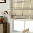 High quality waterproof day night geometrical pattern roman roller blinds