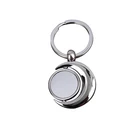 Modern Design Zinc Alloy Spinner Sided Keychain