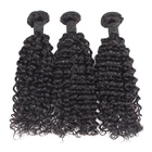 Dropshipping 100% brazilian virgin human hair extensions natural color deep curly hair weave bundles for black women