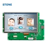 Embedded 7 inc LCD with controller+TFT LCD+Mother Board +Software with CPU/Driver,support RS232/RS485/TTL port