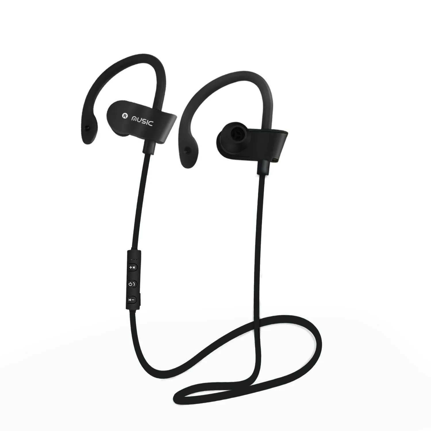 cheap hot sale soft earhook neckband Wireless Stereo Headphone sport bluetooth earbud for ipone from shenzhen OEM factory - ANKUX.COM