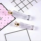 5ml 25ml empty square crystal glass small perfume bottle