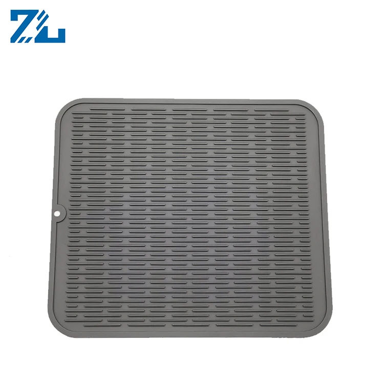 Customized Waterproof Dish Mat Draining for Kitchen Counter Heat Resistant Food Grade Silicone Dish Drying Mat Extra Large, Gray/black
Customized Waterproof Dish Mat Draining for Kitchen Counter Heat Resistant Food Grade Silicone Dish Drying Mat Extra Large, Gray/black