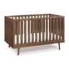 Hot Non-Toxic Finish For Bebe Cot 3-In-1 Convertible Crib - Walnut Wood Baby Bed Cribs
